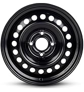 For 2007-2012 Nissan Sentra 16 Inch Painted Black Rim - OE Direct Replacement - Road Ready Car Wheel