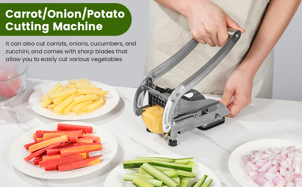 Amazon.com: YENXIKU Premium French Fry Cutter & Potato