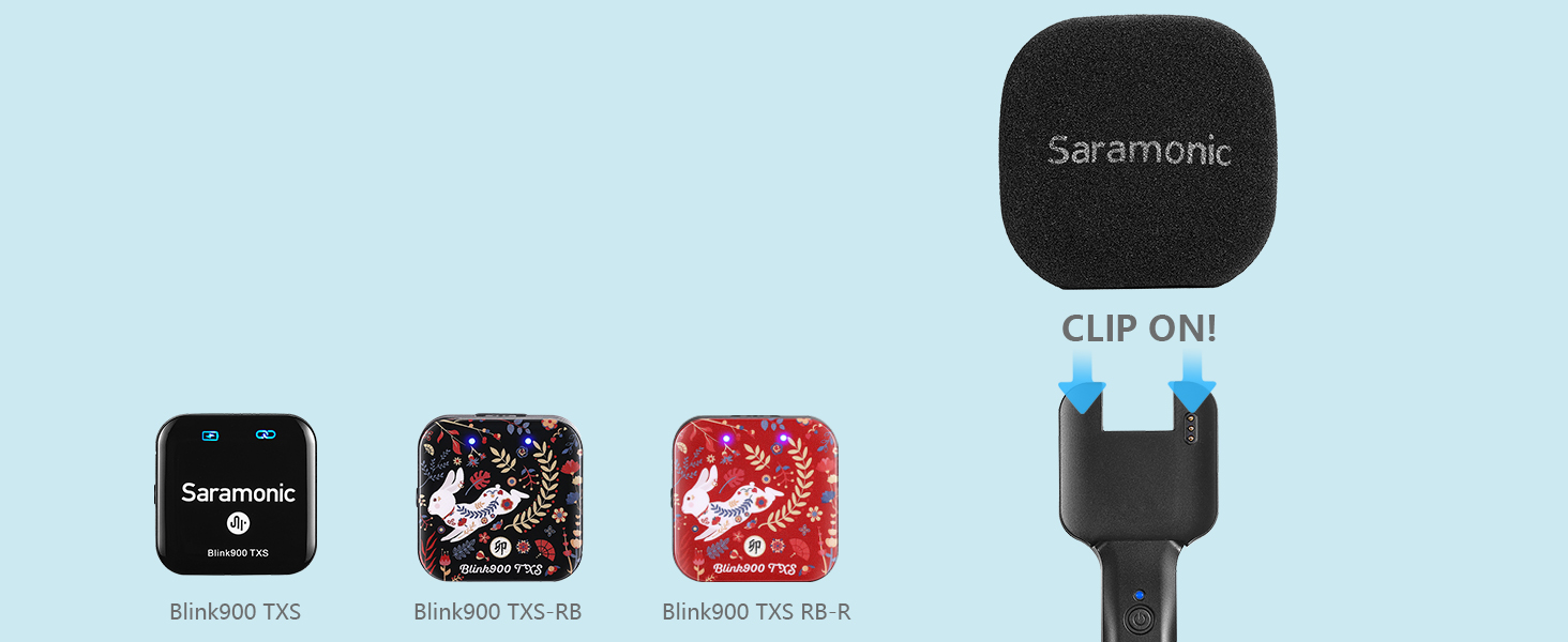 Wireless Handheld Microphone Holder, Saramonic Blink900 HMS Mic for Blink900 S1/S2/S3/S4/S5/S6/S20