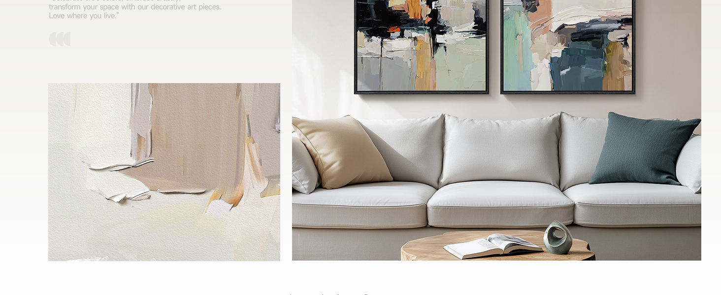Modern canvas art wall decor, easy to match