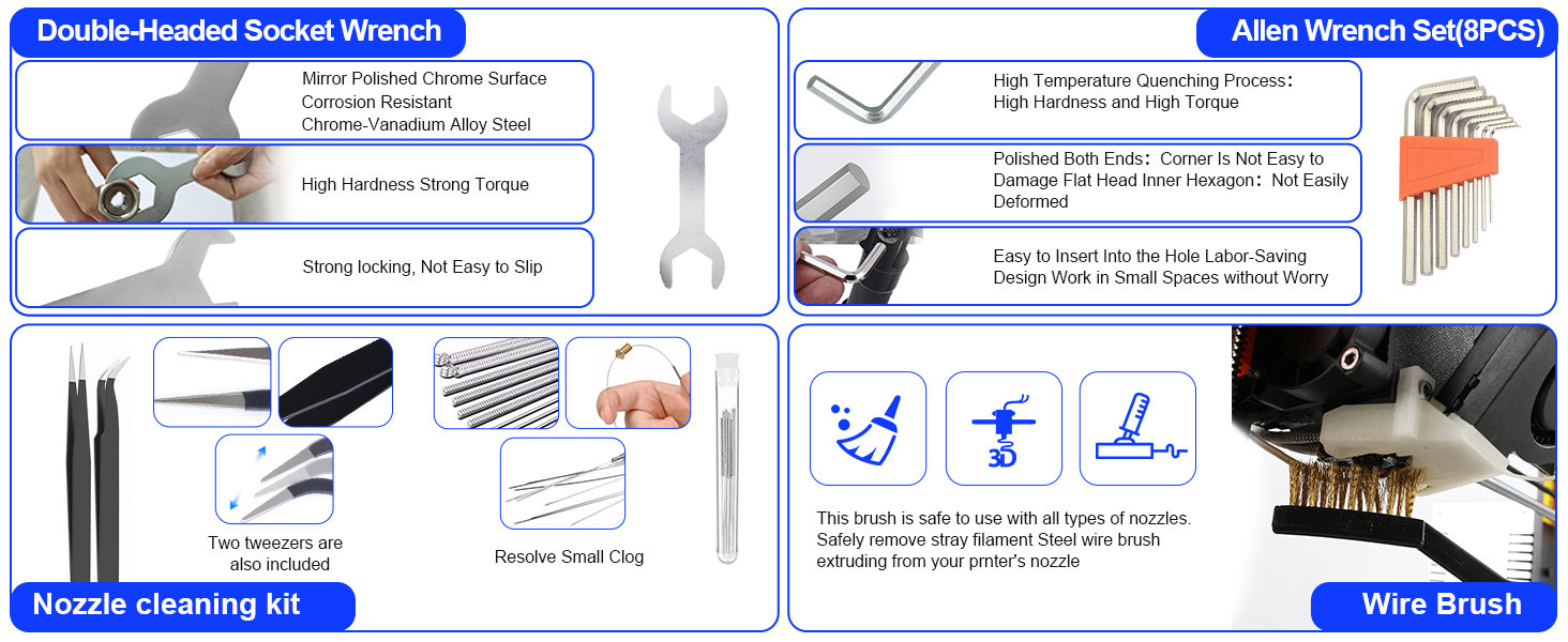 3D Printer Tools & Accessories Kit