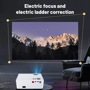 Projector with Bluetooth and WiFi