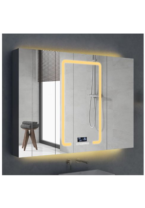 bathroom mirror cabinet with light