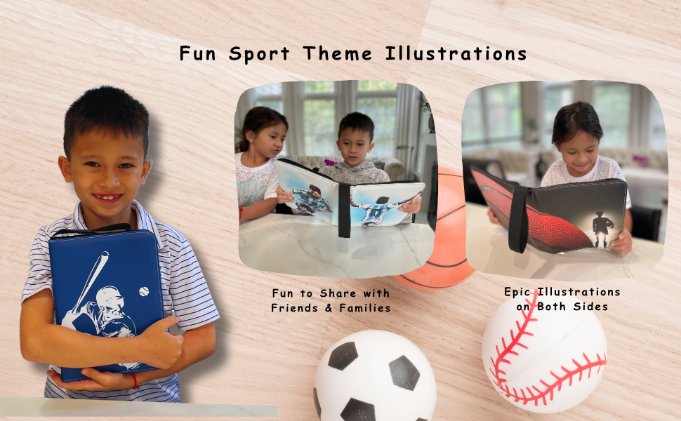 Basketball card binder album trading card holder for sport card collectors