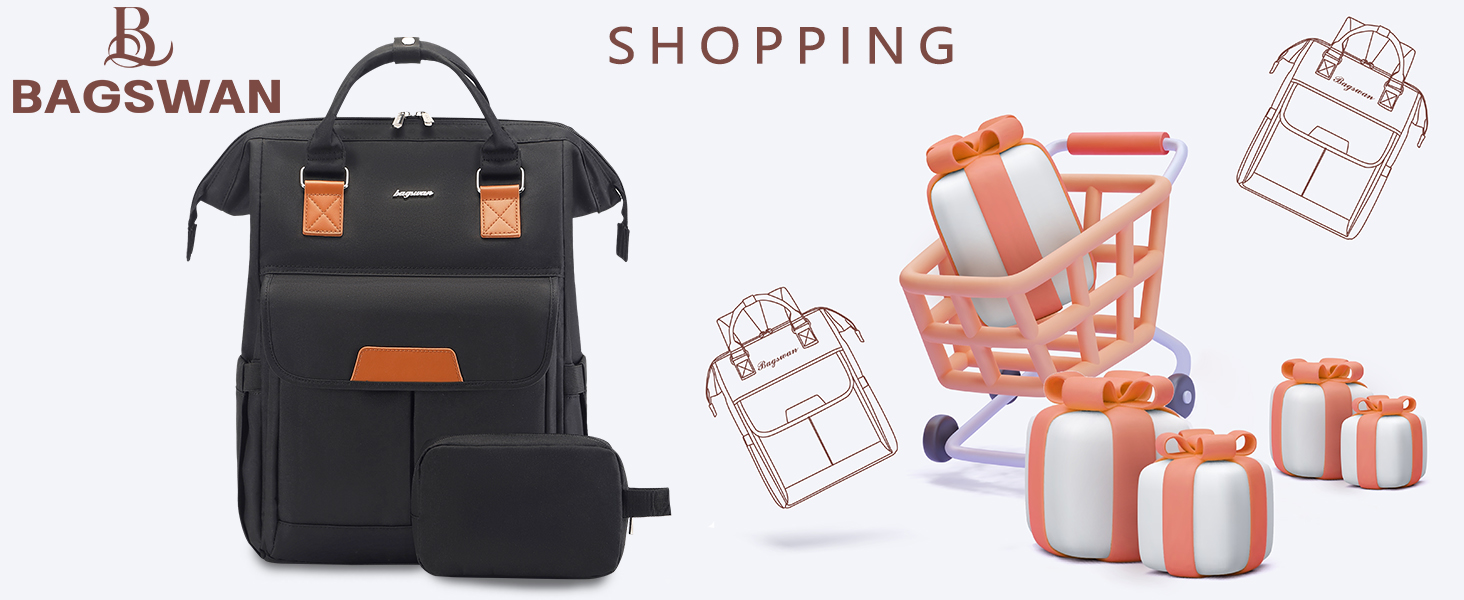 bagswan women computer backpack nurse bag