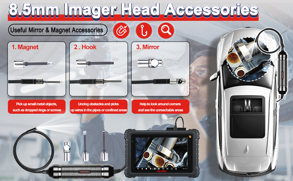 Autel MaxiVideo MV108S Borescope Inspection Camera, 2024