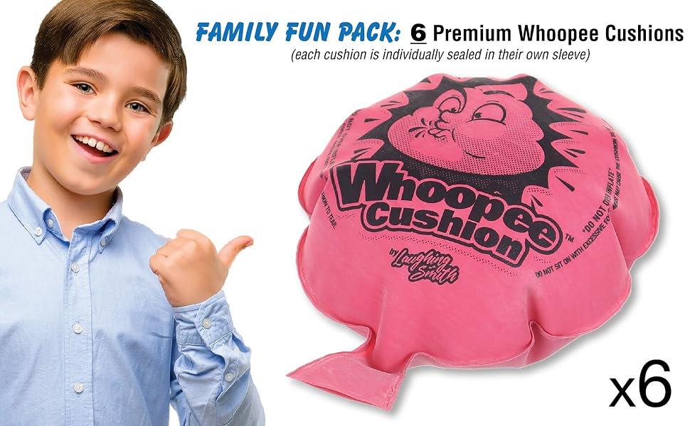 Laughing Smith Whoopie Cushion Family Pack (6Pack, 6