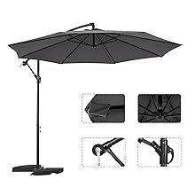 Parasol Déporté avec Manivelle