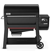 Weber Searwood XL 600 Wood Pellet Smoker Grill with Wi-Fi and Bluetooth Connectivity, 36 Inches, ...