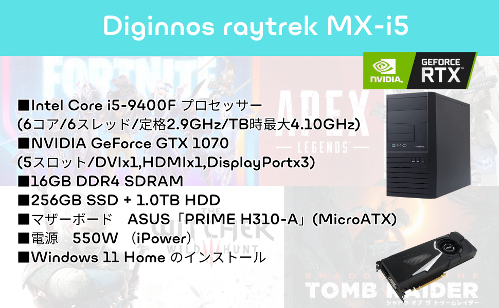 Diginnos デスクトップPC Core i5 Amazon.co.jp: 【整備済み品】 ゲーミングPC デスクトップ パソコン