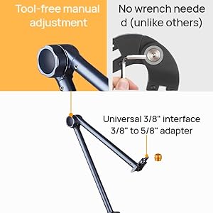ZHUOAOO Microphone Arm