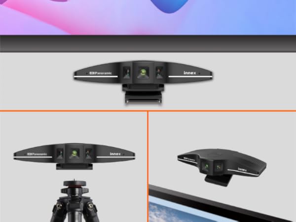 Amazon.com: Innex C831 180° Panoramic 4K Wide Angle Webcam