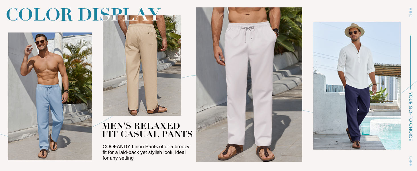 white linen pants men