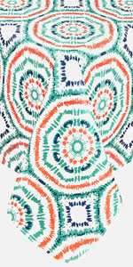 Tye Dye, vinyl, tablecloths