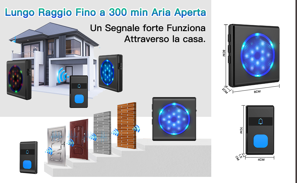 PewinGo Campanello Wireless