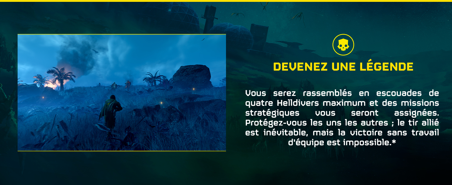 Devenez une légende en escouade de 4 joueurs