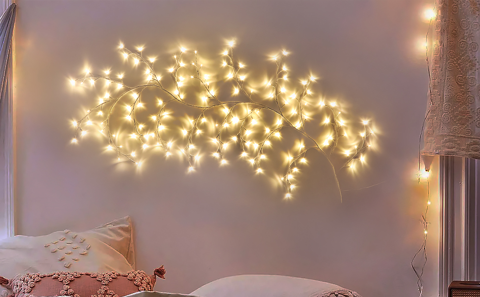NEWNEN Twig String Lights,Lighted Willow Tree Vine Fairy Lights Plug in