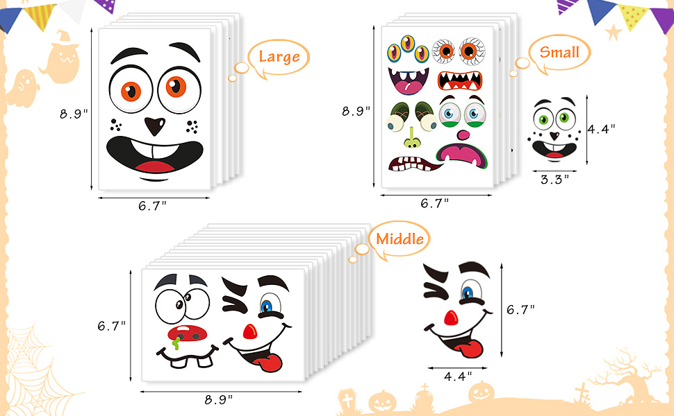 Halloween pumpkin sticker