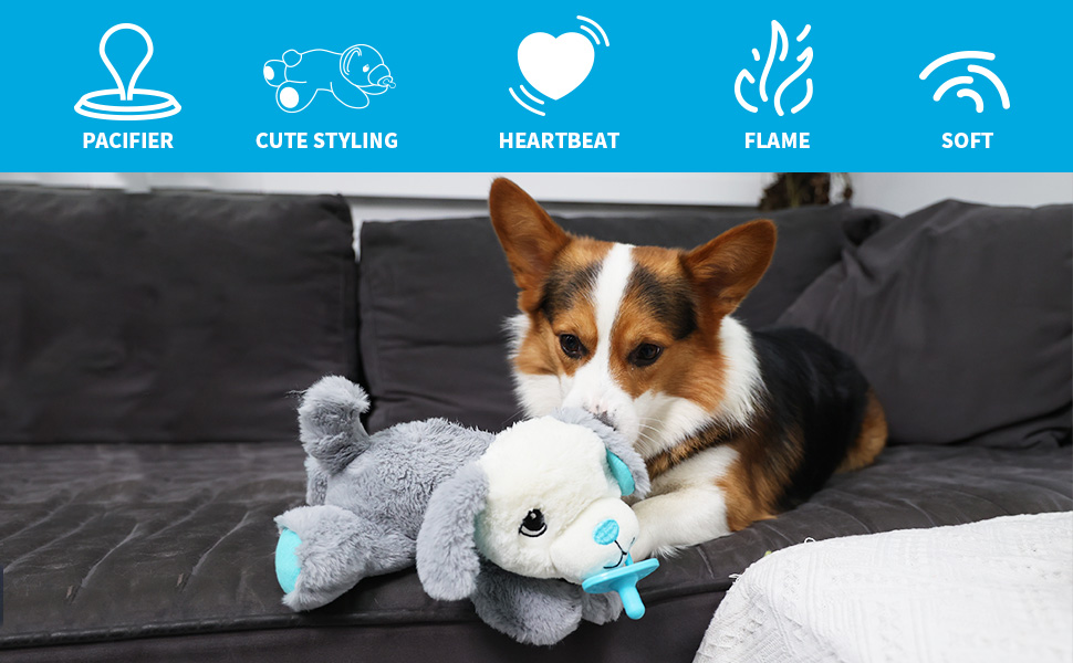 Pet Supplies ALL FOR PAWS Heartbeat Dog Toy for Puppy,Dog Behavioral
