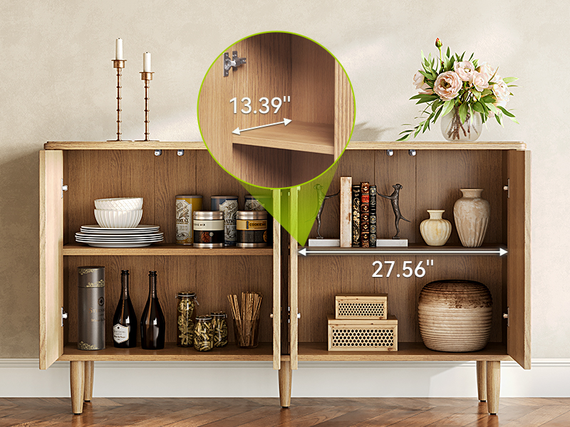 Large capacity sideboard