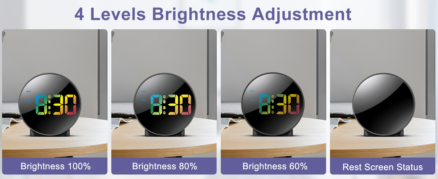 large display digital clock