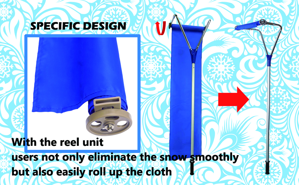 Snow Roof Rake2024 New Upgrade 30ft Aluminum Roof Snow