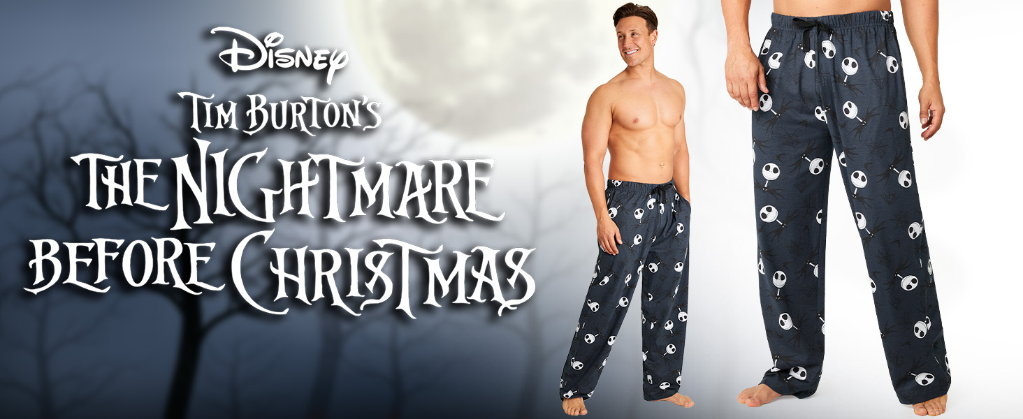 Disney Nightmare Before Christmas Pyjamahose Herren Lang