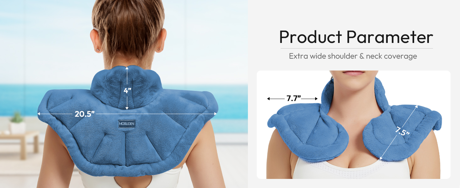 Microwavable Heated Neck Wrap Warmer and Shoulder Heating