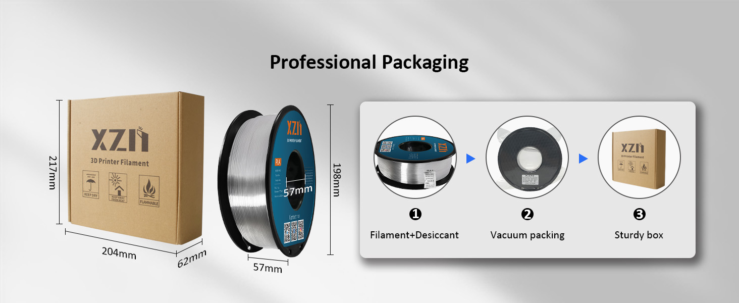 PLA Filament 1.75mm Clear, 3D Printer Filament 1kg Spool (2.2lbs), Neatly Wound, +/- 0.02mm Precision, No Clog/Bubble, Excellent Layer Adhesion, Fits Most FDM Printers 13 pla clear