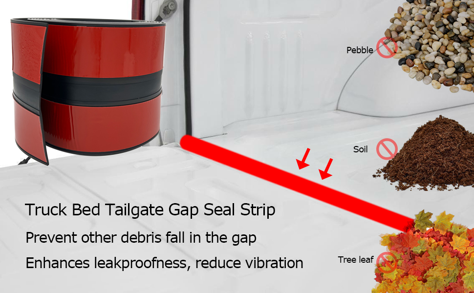 Tintvent Truck Tailgate Seals, Universal Tonneau Cover