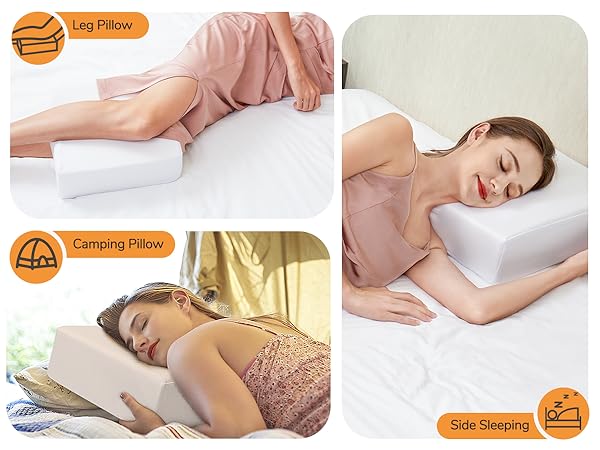 Amazon.com: TOPPURE Cube Memory Foam Pillow for Side