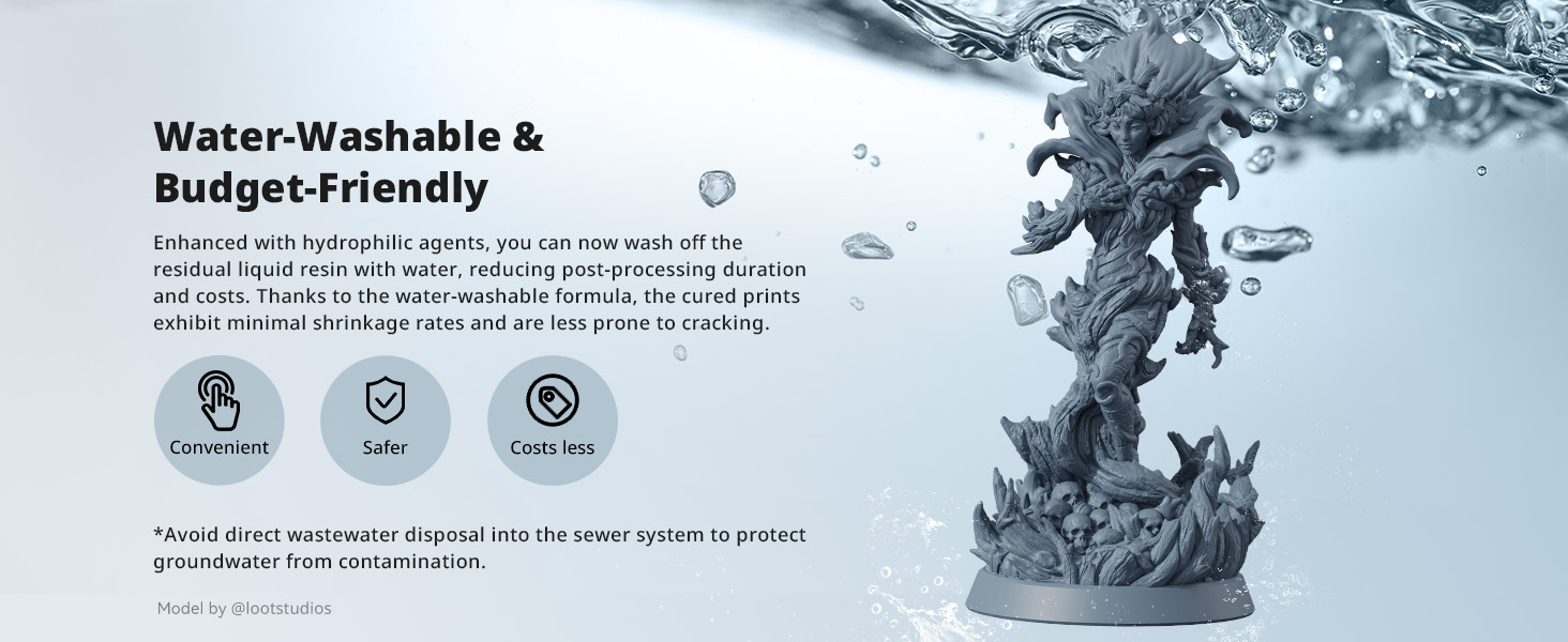 water washable abs like resin 3.0