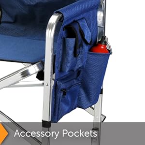 Accessory Pockets Stylish Camping Outdoor Chair