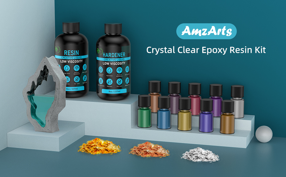 Epoxy Resin Kit for Beginners Crystal Clear Resin