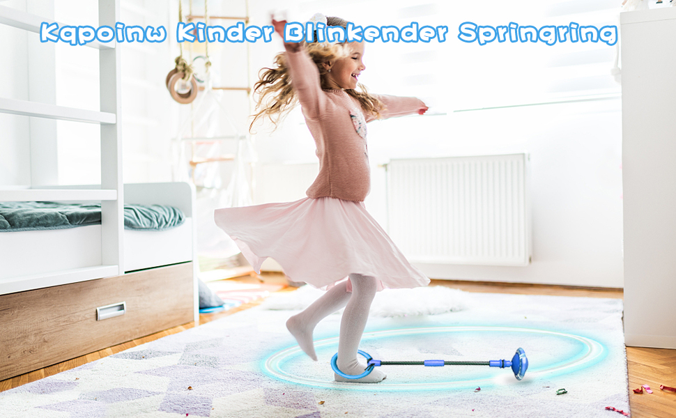 Kinder Blinkender Springring