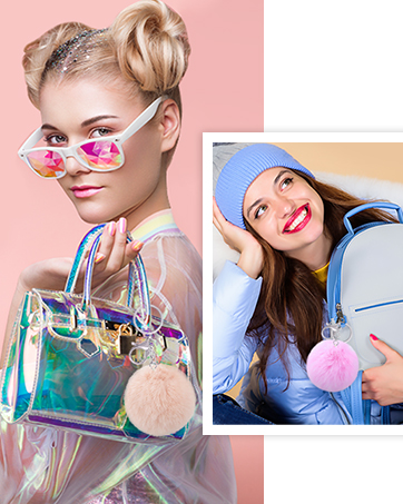 pom pom for bags