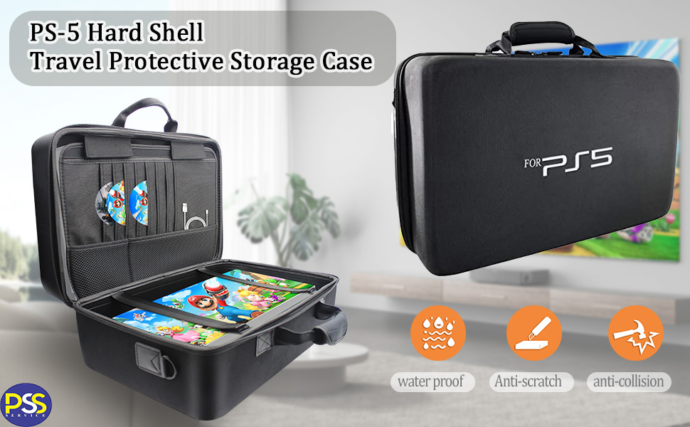 PS5 Console Carrying Bag Travel Case Compatible with PlayStation 5