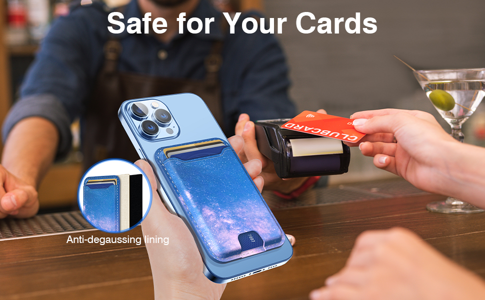 TopMade for Magsafe Wallet, Wallet Card Holder for iPhone 14, iPhone 13/12