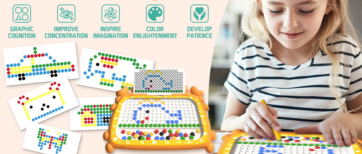 STEM Magnetic Drawing Board for Kids
