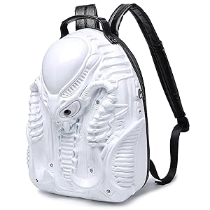 Amazon.com: Lyuxhetaokdiq Men 3D Xenomorph Shaped Backpack
