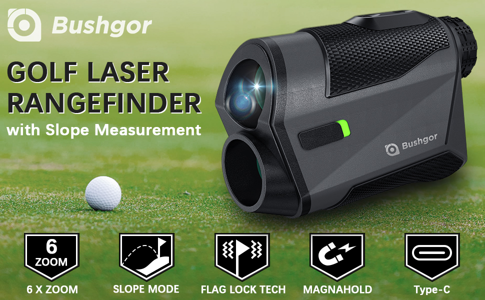 Bushgor Laser Golf Rangefinder with Slope Measurement