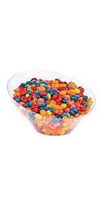 Medium clear plastic bowls