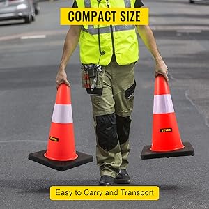 pvc safety road parking cones