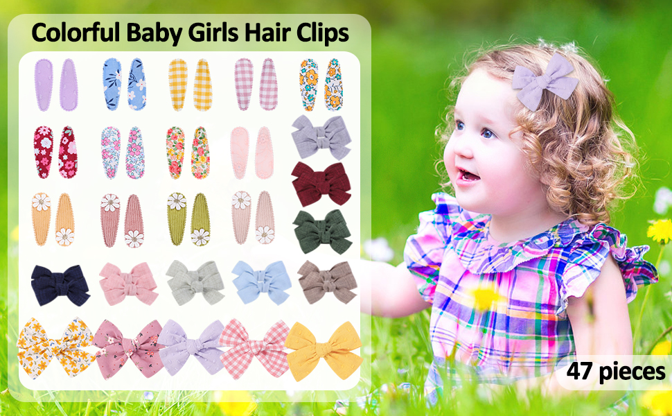 Baby Girls Hair Clips Bows Clips