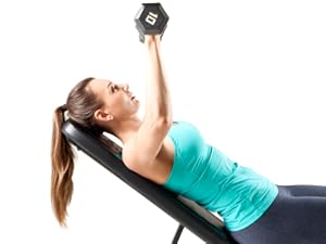 incline press with Marcy Utility Bench SB-350