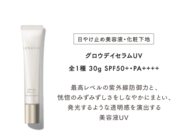 Amazon.co.jp: ルナソル(LUNASOL) グロウデイセラムUV
