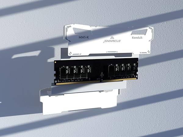 Timetec Pinnacle Konduit ホワイト PCメモリモジュール PINNACLE MM1-KONDUIT White RGB Performance DDR4 UDIMM Memory