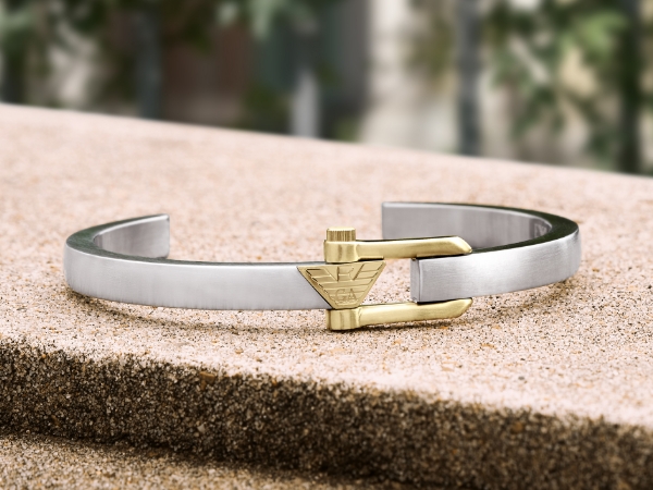 アクセサリー EMPORIO ARMANI  Bracelet  EGS1543040 Amazon.com: Emporio Armani Men's Blue Stone with IP Antique