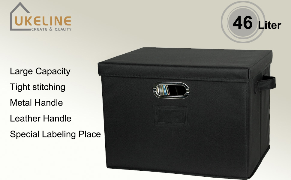 12Inch Vinyl Record Storage Boxes with Lids and Handles