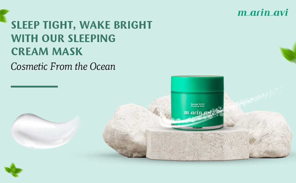 MARINAVI Overnight Cream Mask Damage Relief Korean